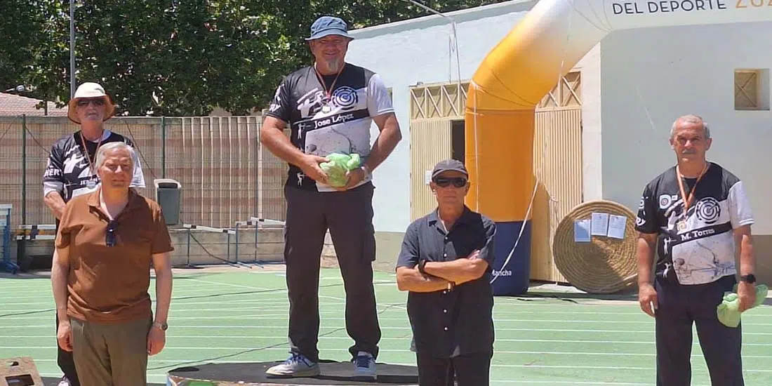 Podium de los Arqueros de  CD.DISMINUSPORT en Ciudad Real