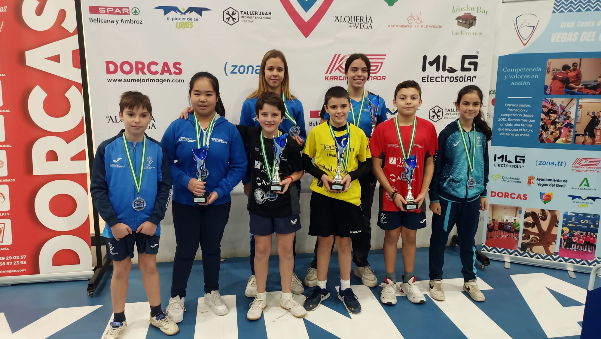 Rotundo éxito de las bases del RCTM Linares en el Circuito Andaluz.