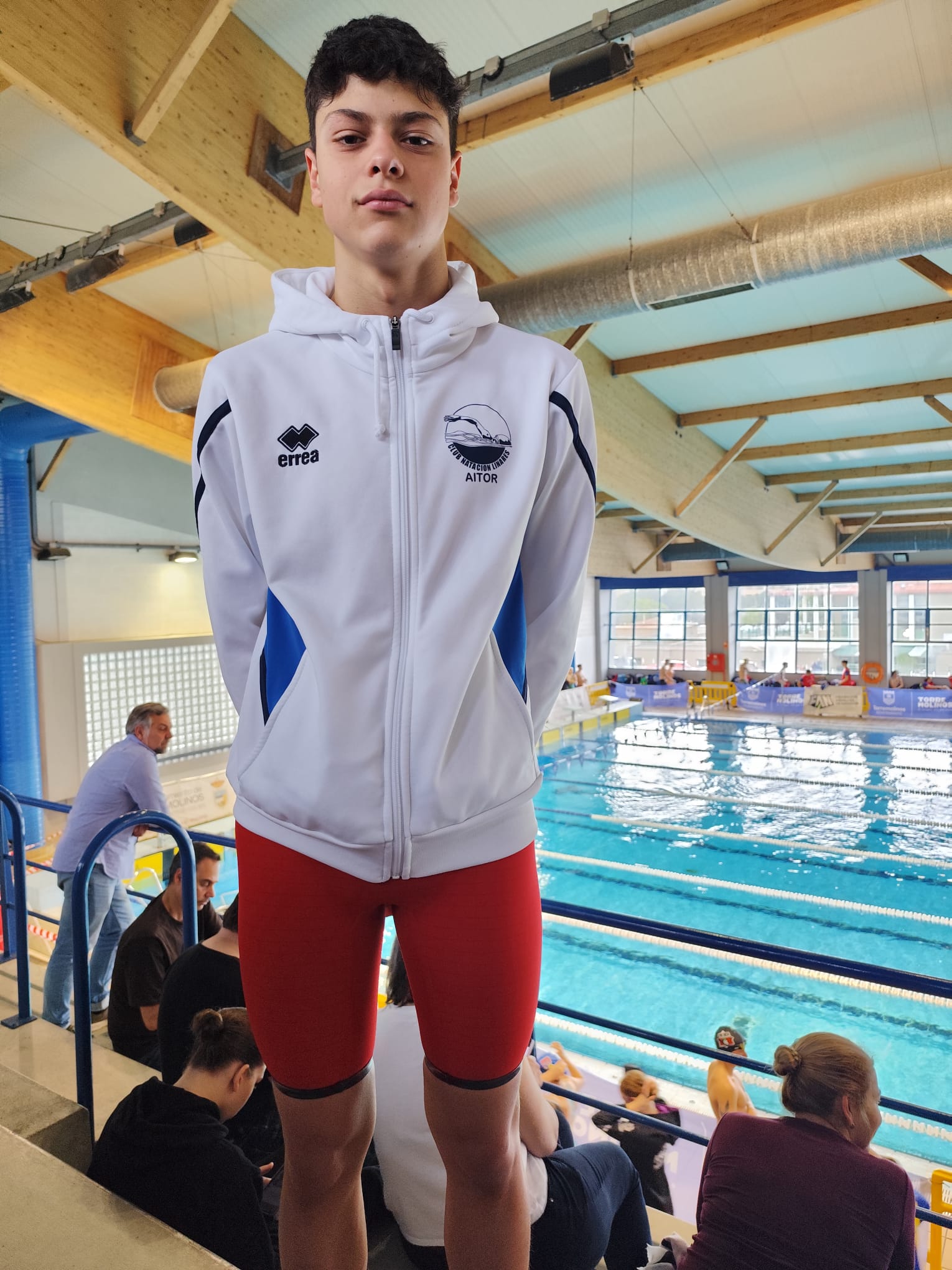 El nadador linarense Aitor Vizcaino a las puertas de la minima nacional