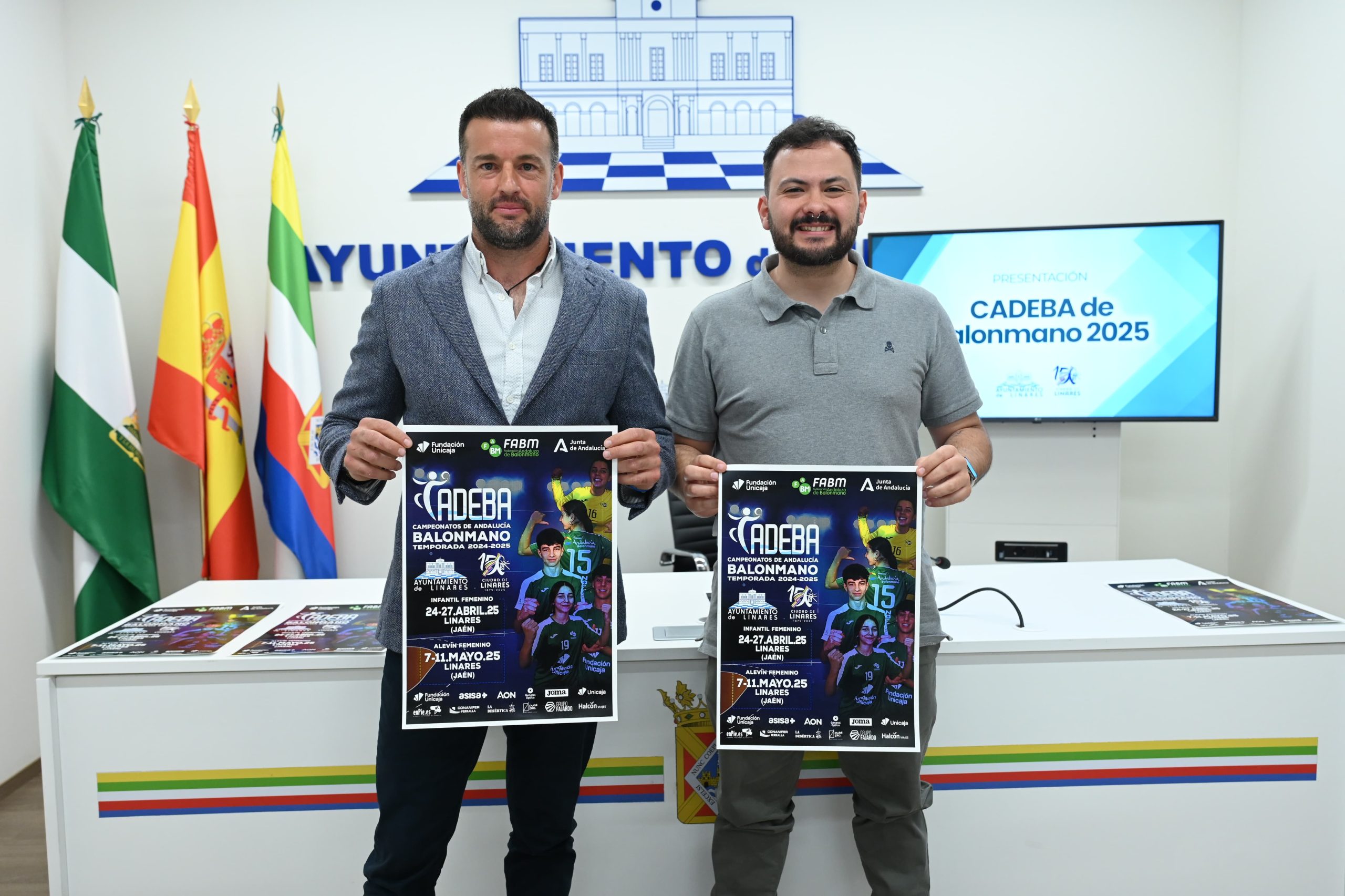 Presentación del Cadeba de Balonmano en Linares