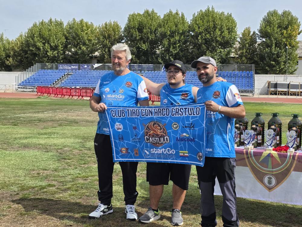 El CD Cástulo brilla en Andújar: tres arqueros y dos podium