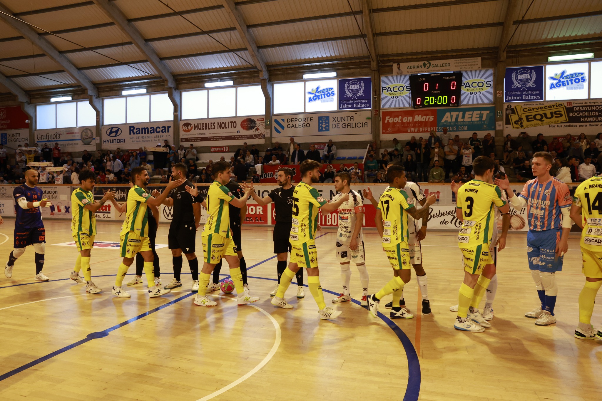 Jaén se le escapa la victoria en Noia tras un final marcado por la polémica (2-2).