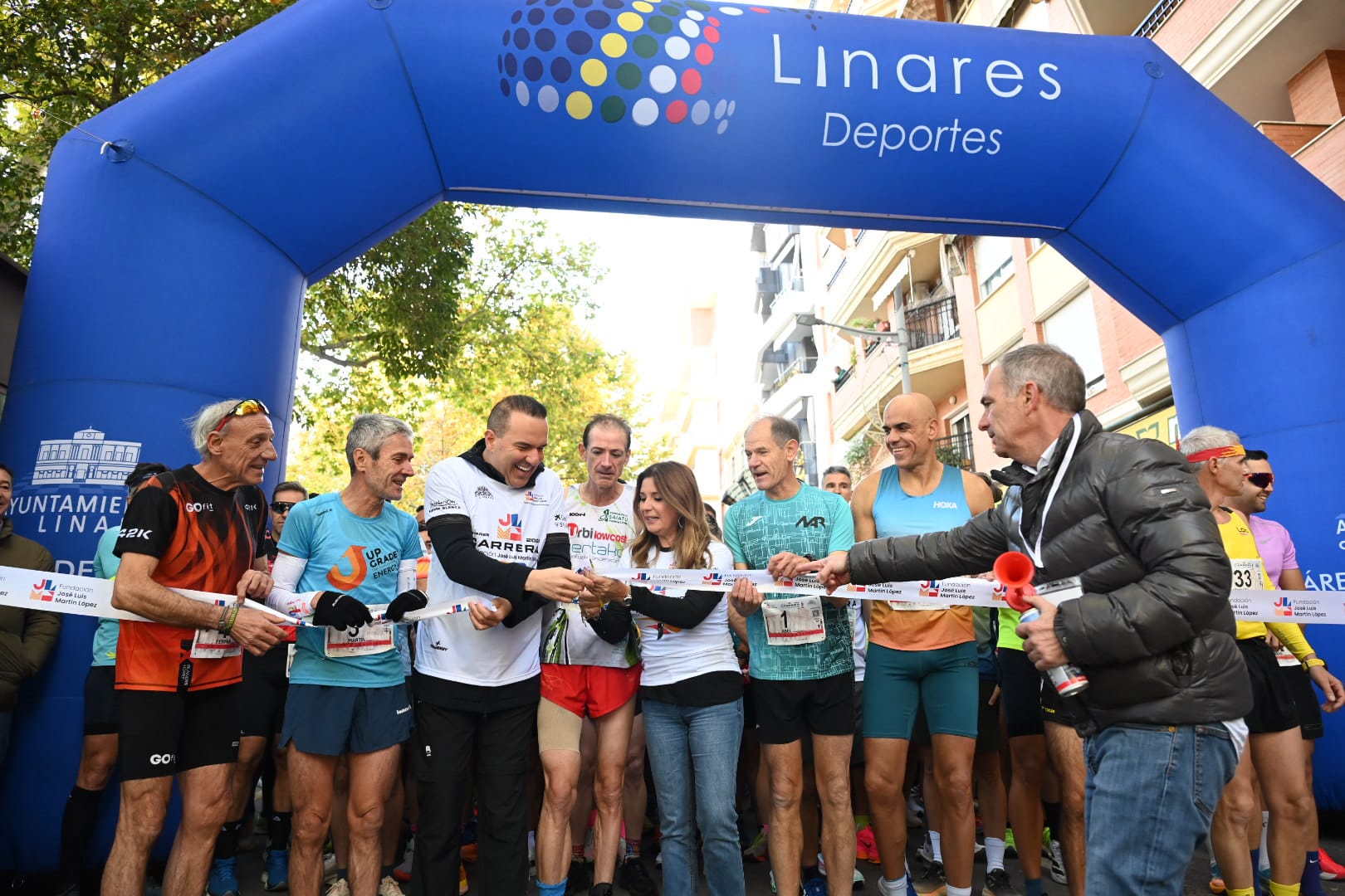 Gran éxito deportivo en la primera edición de la Carrera de Linares organizada por la Fundación José Luis Martín López