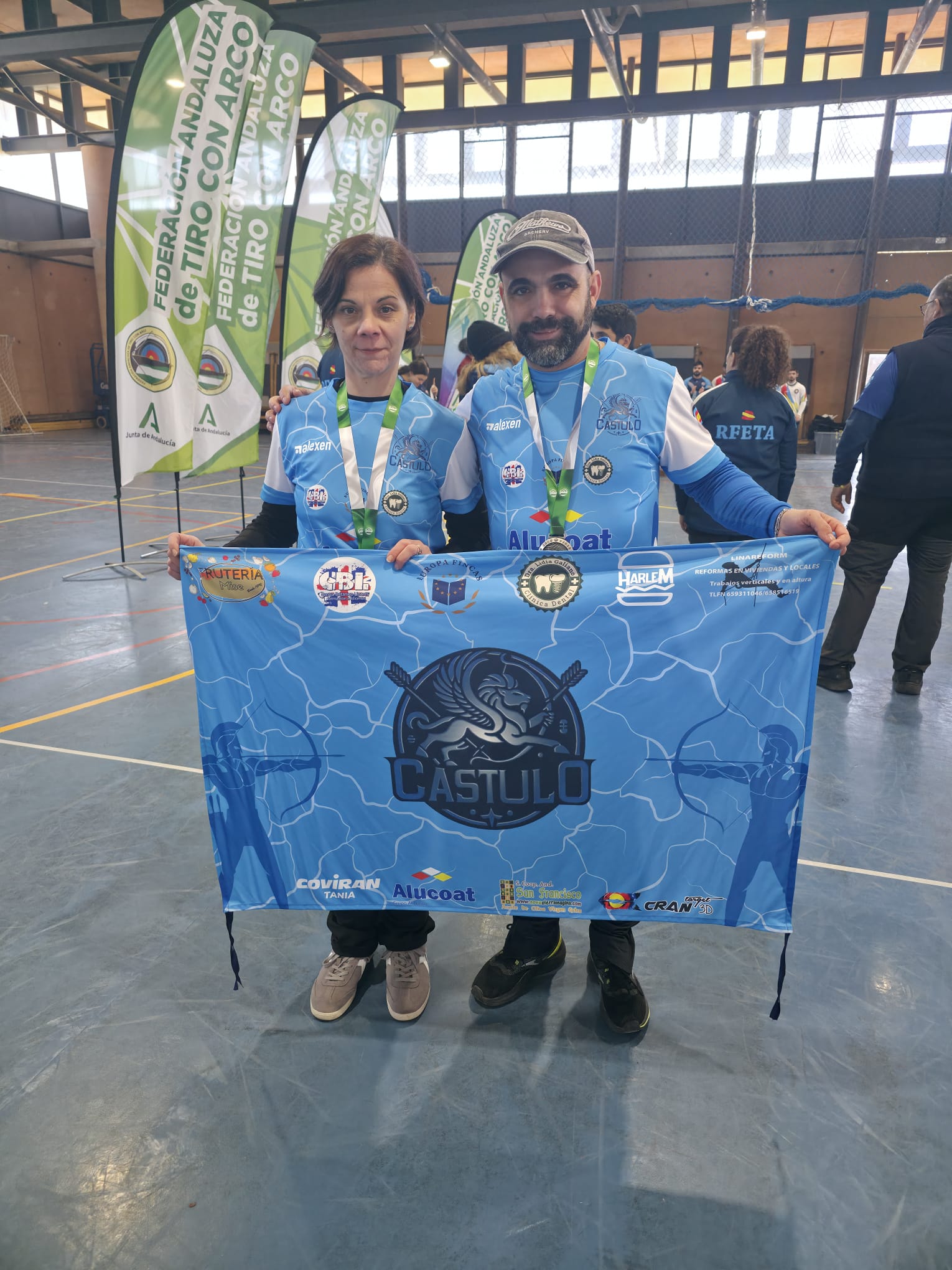 El CD Cástulo Tiro con Arco destaca en el Andaluz con dos medallas de plata