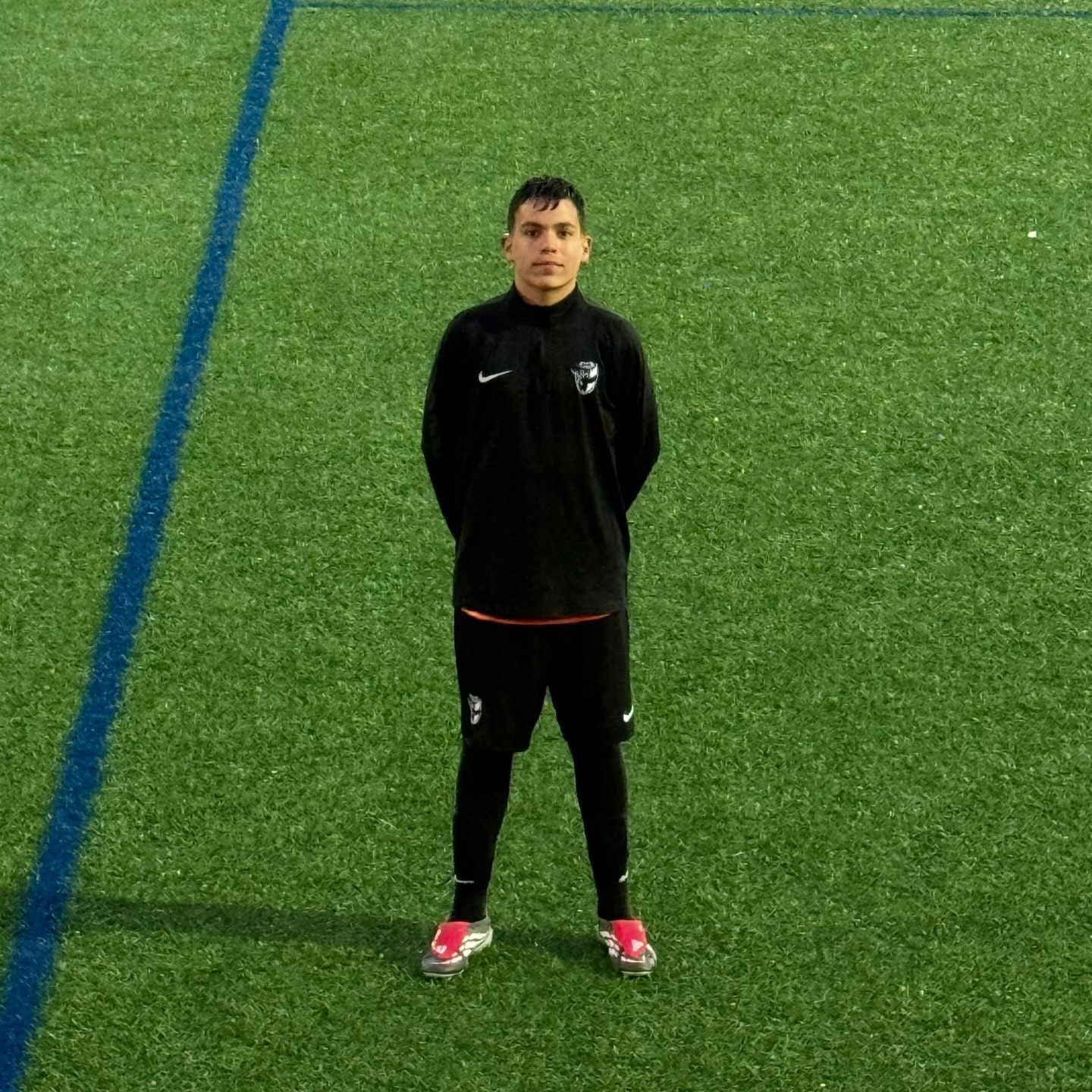 Christian Millán López, presente en el entrenamiento de la Selección Andaluza