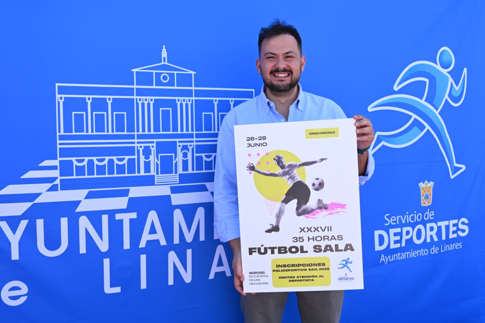 El concejal de Deportes destaca la apuesta municipal por recuperar competiciones para la ciudadanía