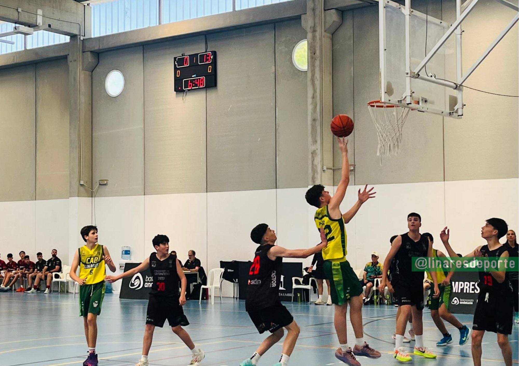 El baloncesto linarense vive una experiencia histórica en el Campeonato de Andalucía Infantil Masculino