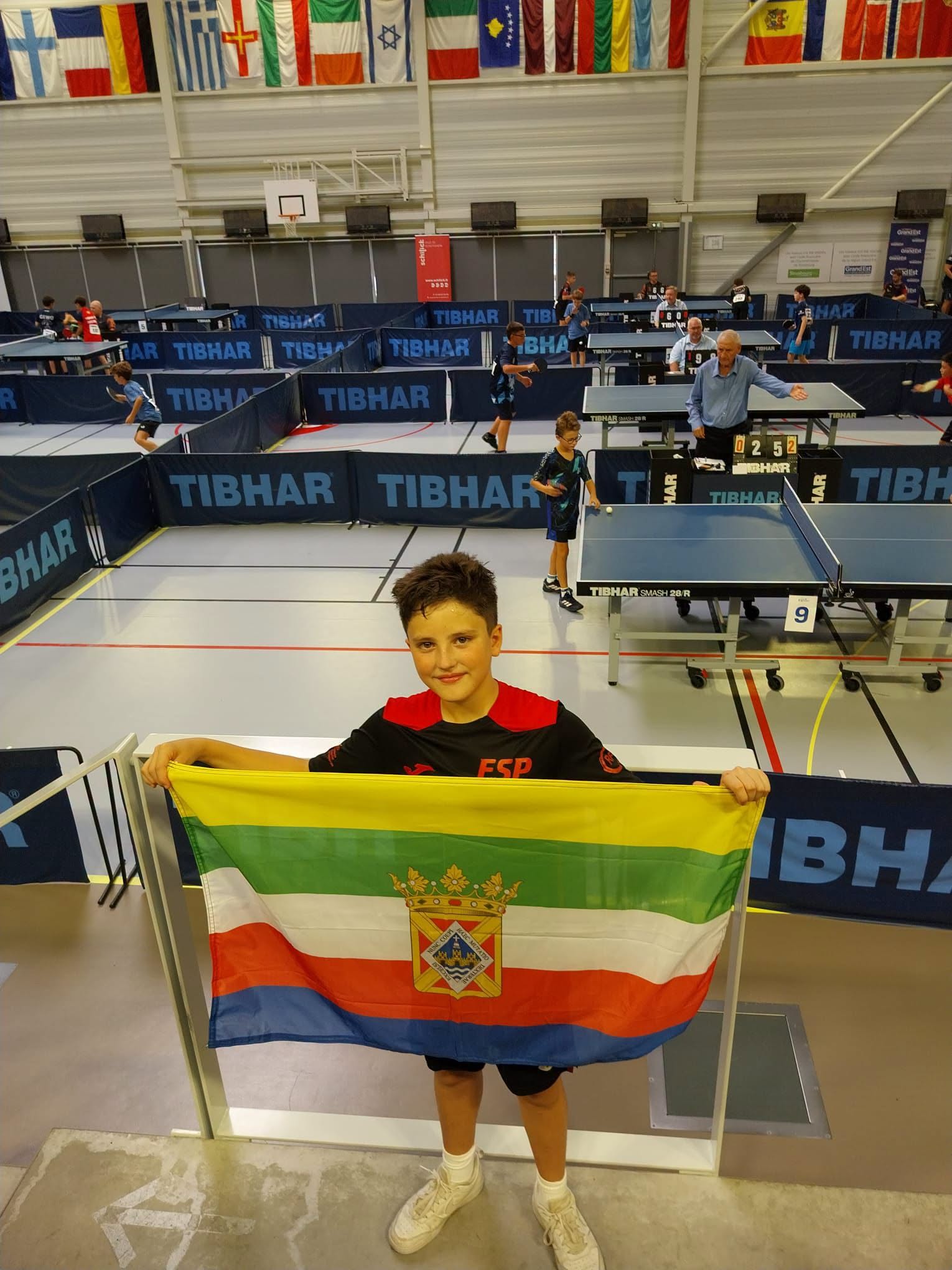 Jacobo Hervás, un joven talento linarense que lleva su tenis de mesa hasta Luxemburgo