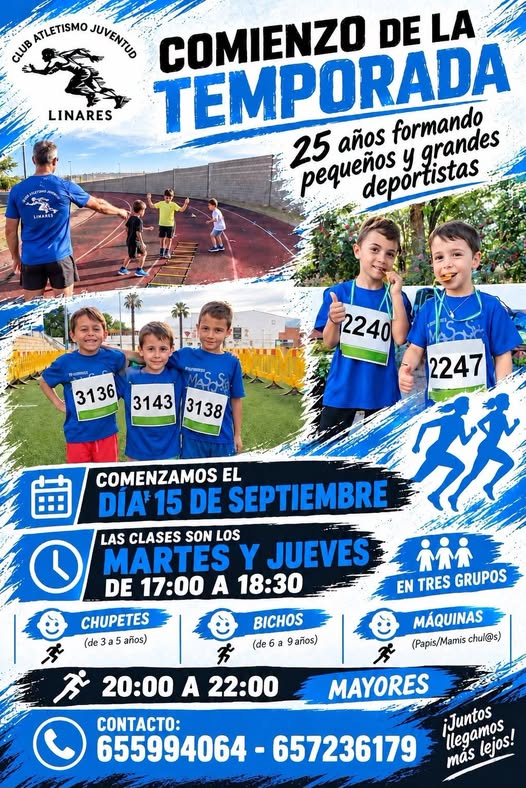 El Club Atletismo Juventud Linares da el pistoletazo de salida a una nueva temporada